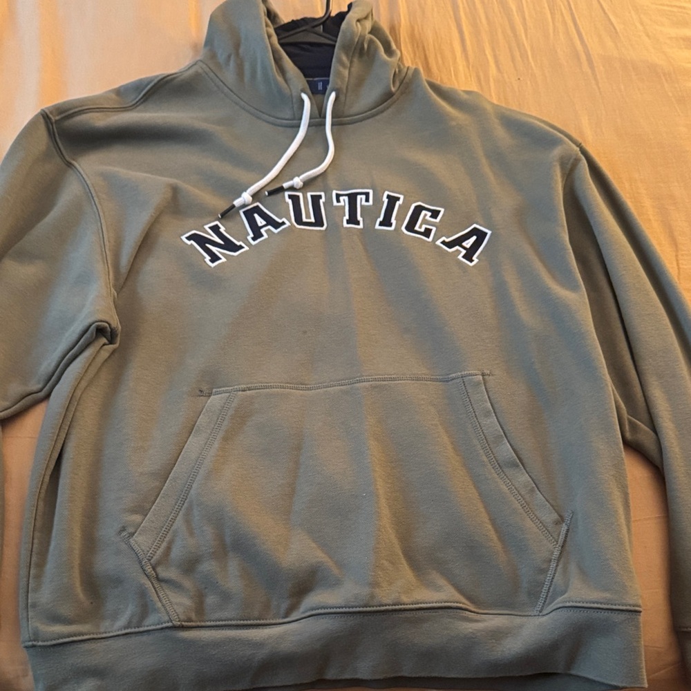 Nautica Sage Green Pullover Hoodie